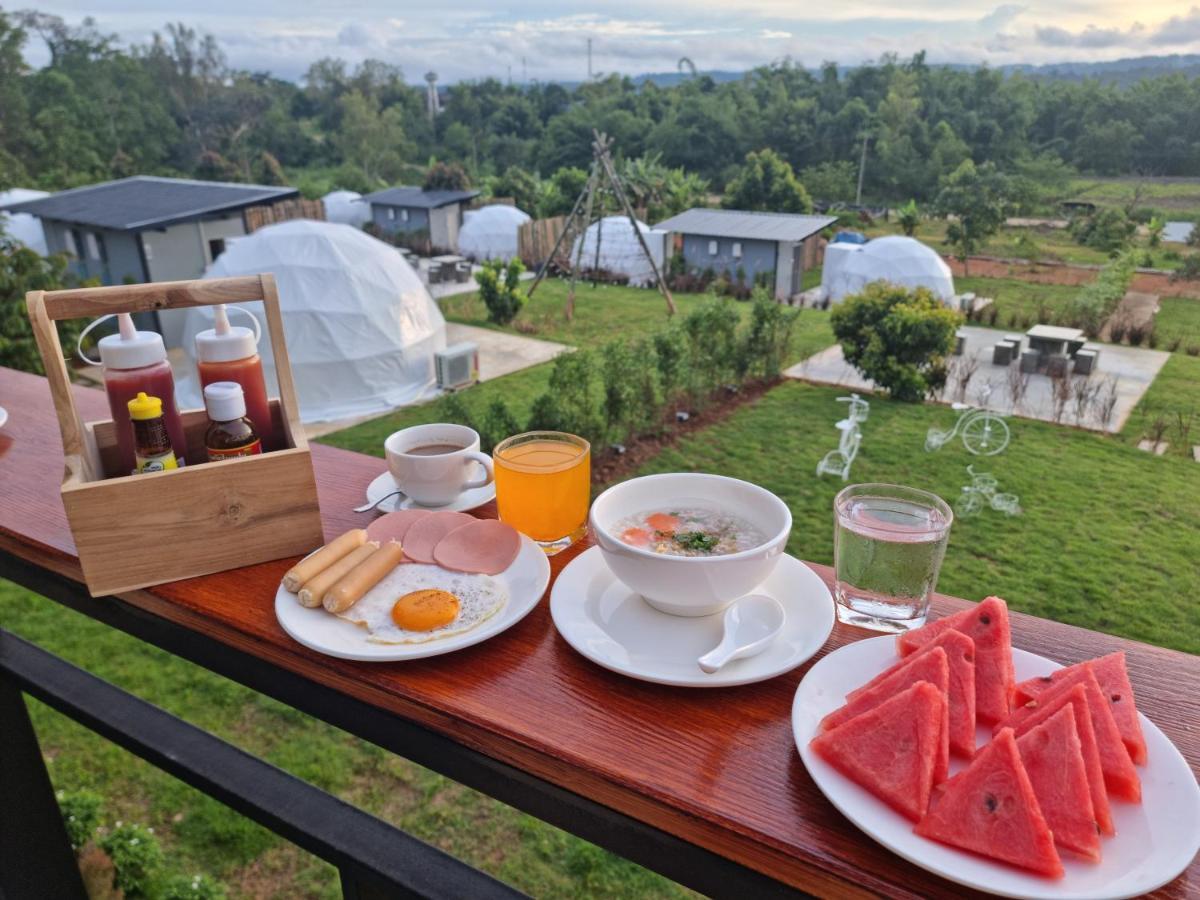 เต้นท์โดมเขาค้อ Lung Bun Camp Hotell Ban Nong Rang Chang Eksteriør bilde