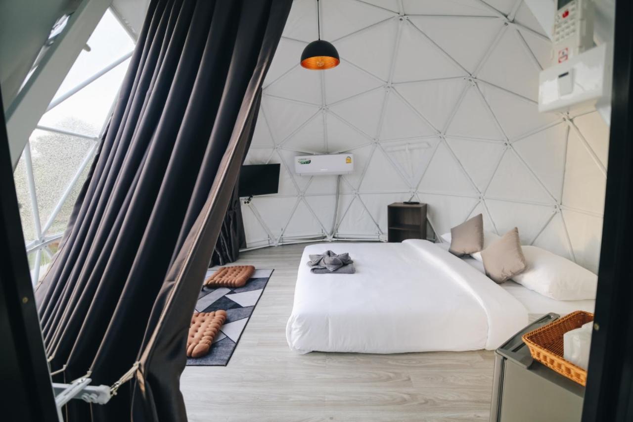 เต้นท์โดมเขาค้อ Lung Bun Camp Hotell Ban Nong Rang Chang Eksteriør bilde