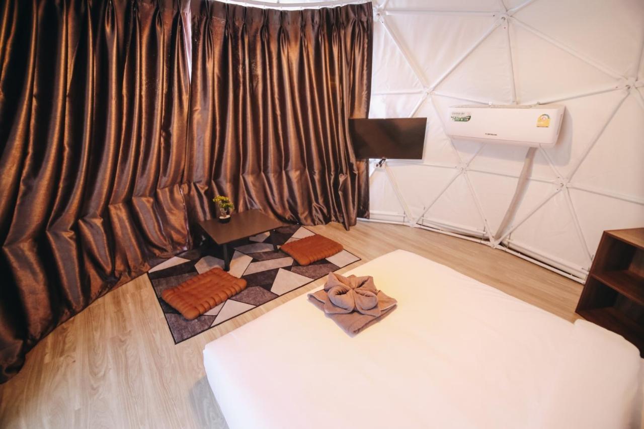 เต้นท์โดมเขาค้อ Lung Bun Camp Hotell Ban Nong Rang Chang Eksteriør bilde