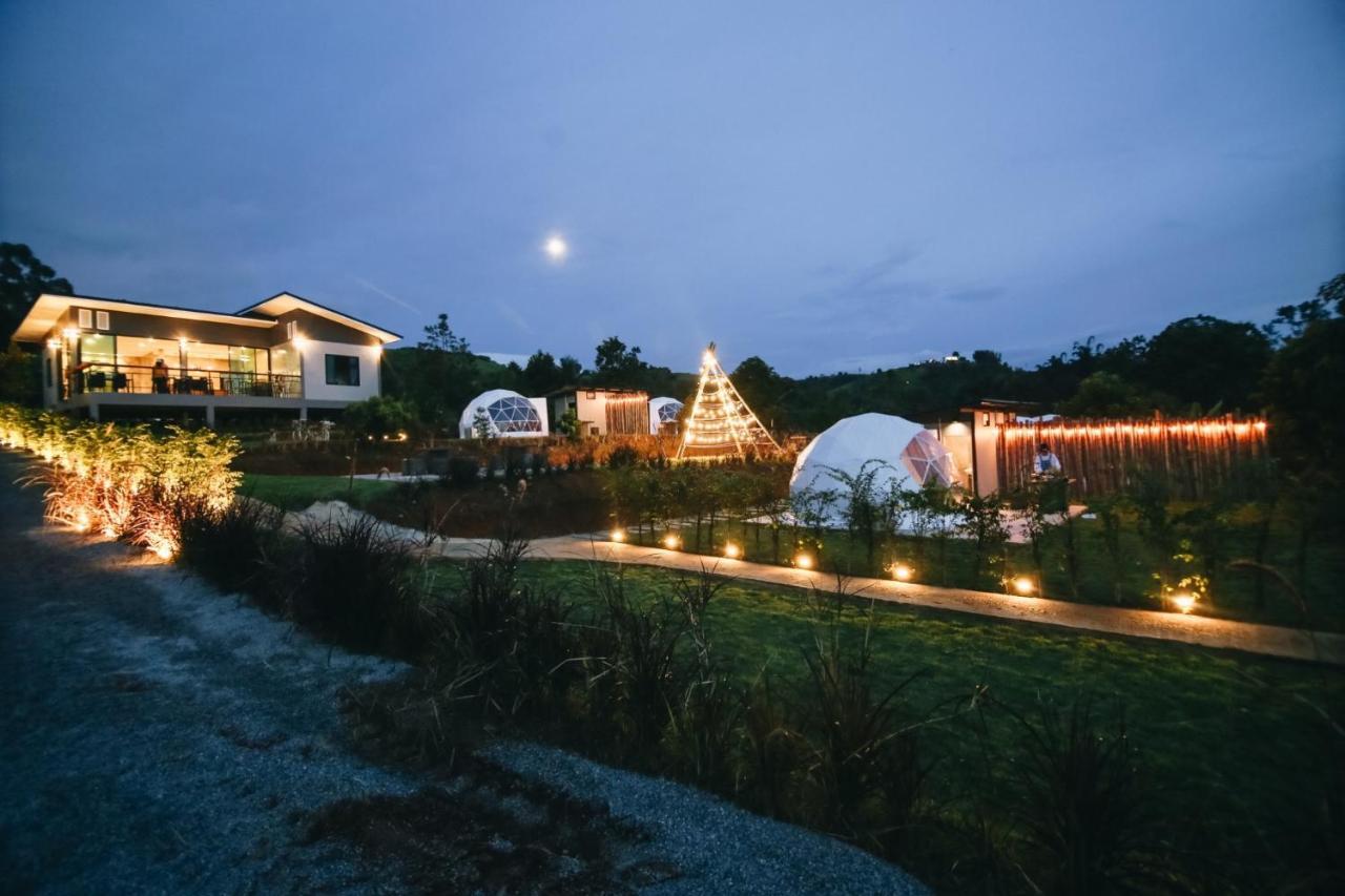 เต้นท์โดมเขาค้อ Lung Bun Camp Hotell Ban Nong Rang Chang Eksteriør bilde
